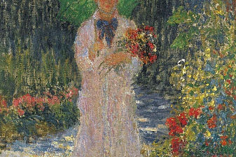 Camille with Green Parasol