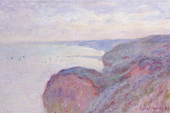 Cliff near Dieppe, Overcast Skies