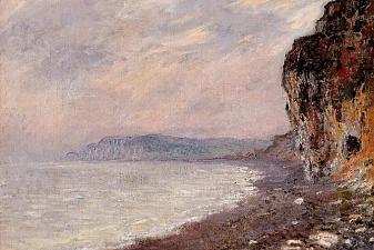 Cliffs at Pourville in the Fog