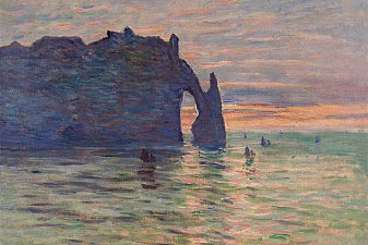 Etretat, Sunset