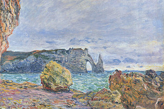 Etretat, the Beach and the Porte d'Aval