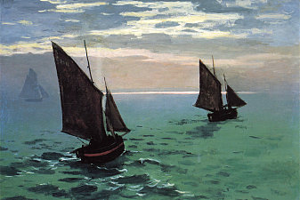 Fishing Boats at Sea