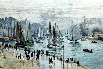 Fishing Boats Leaving the Harbor, Le Havre