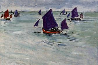 Fishing Boats off Pourville