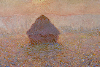 Grainstack, Sun in the Mist