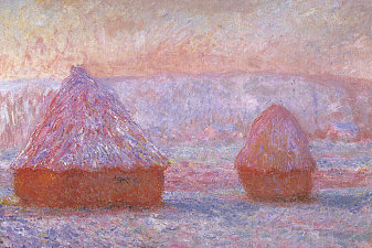 Grainstacks at Giverny, Morning Effect