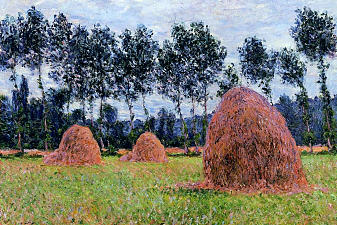 Haystacks, Overcast Day