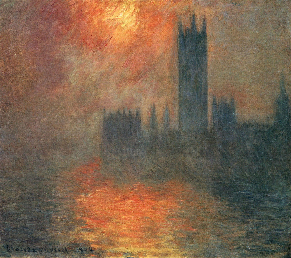 Houses of Parliament, Sunset 