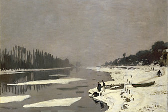 Ice Floes on the Seine at Bougival