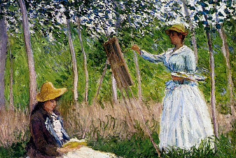 In The Woods At Giverny Blanche Hoschede