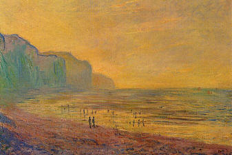 Low Tide at Pourville, Misty Weather