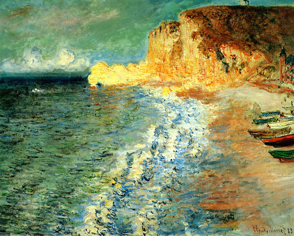 Morning at Etretat 
