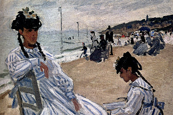 On The Beach At Trouville