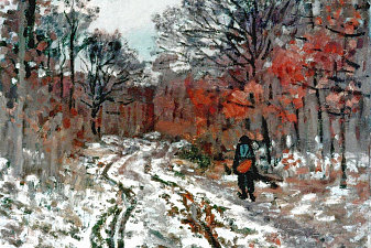 Path through the Forest, Snow Effect