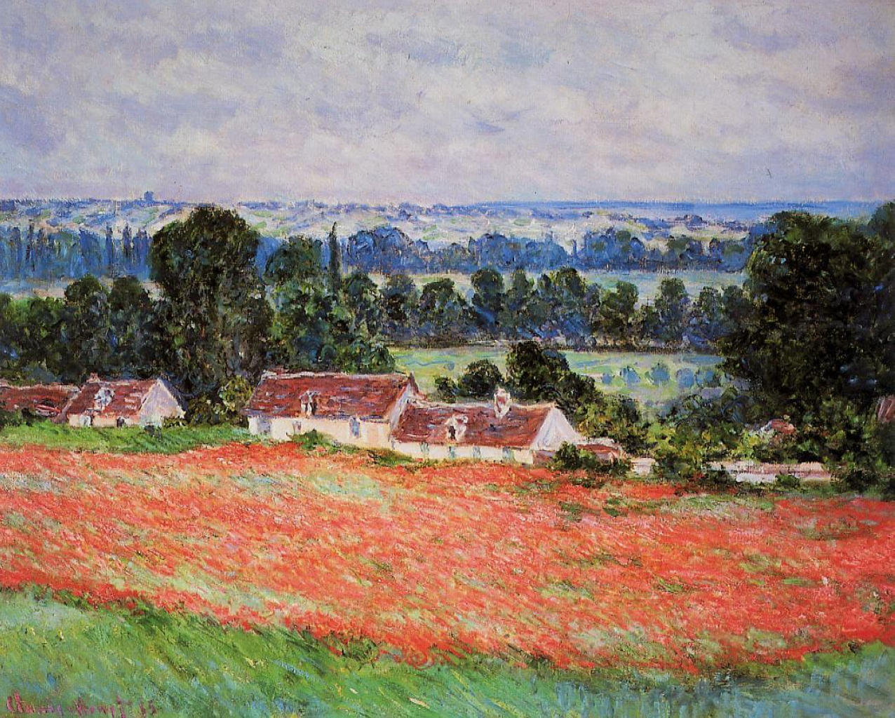 Poppy Field at Giverny 