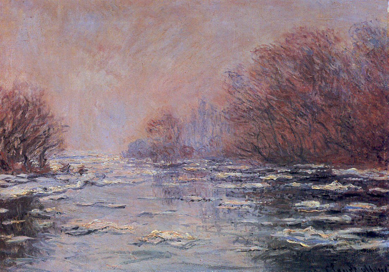 River Thawing near Vetheuil 