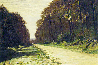 Road in a Forest Fontainebleau