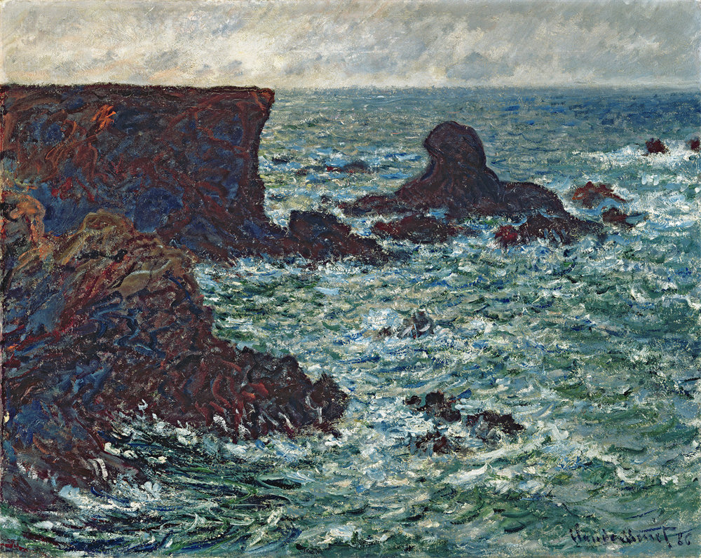 Rocks at Port Coton, the Lion Rock 