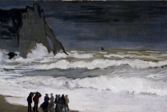 Rough Sea at Etretat