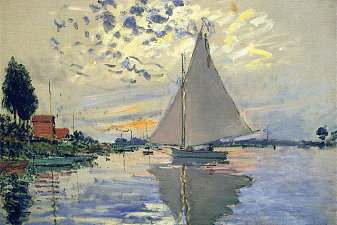 Sailboat at Le Petit-Gennevilliers