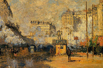 Saint-Lazare Station, Sunlight Effect