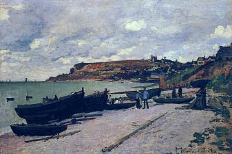 Sainte-Adresse, Fishing Boats on the Shore