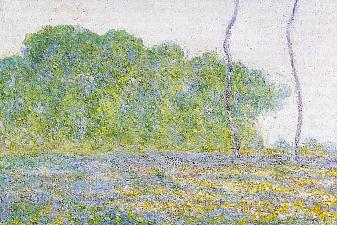 Springtime. Meadow at Giverny