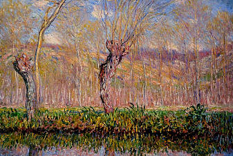 The Banks of the River Epte in Springtime