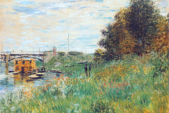 The Banks of the Seine at the Argenteuil Bridge