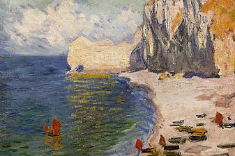 The Beach and the Falaise d'Amont