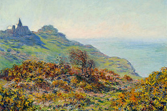 The Church at Varengeville and the Gorge of Les Moutiers