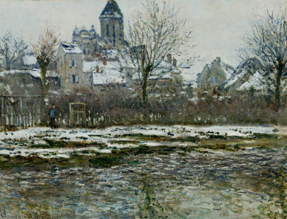 The Church at Vetheuil under Snow 