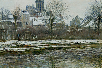 The Church at Vetheuil under Snow
