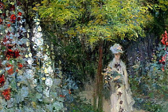 The Garden, Hollyhocks