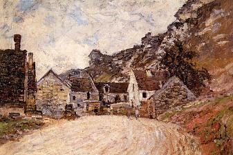 The Hamlet of Chantemesie at the Foot of the Rock