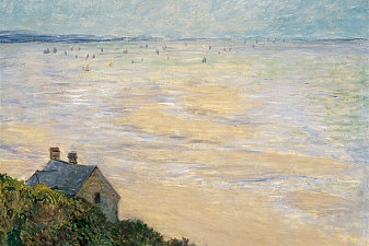 The Hut at Trouville, Low Tide