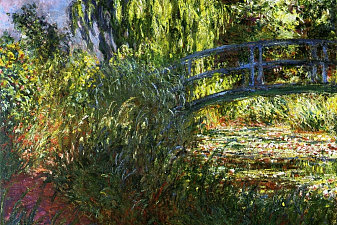 The Japanese Bridge (The Water-Lily Pond and Path by the Water)