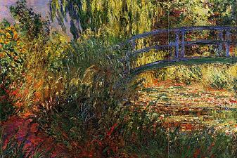 The Japanese Bridge (The Water-Lily Pond and Path by the Water)