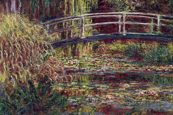 The Japanese Bridge (The Water-Lily Pond, Symphony in Rose)