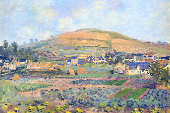 The Mount Riboudet in Rouen at Spring