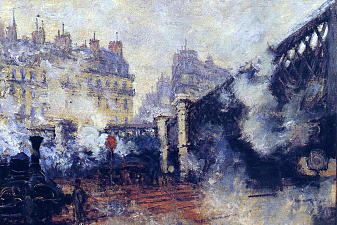 The Europe Bridge, Saint-Lazare Station