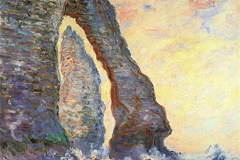 The Rock Needle Seen through the Porte d'Aval