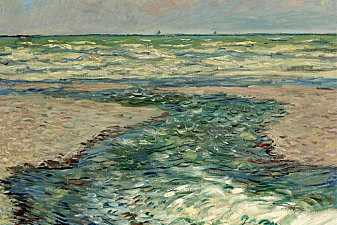 The Seacoast of Pourville, Low Tide