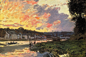 The Seine at Bougival in the Evening