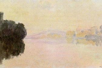 The Seine at Port-Villez, Pink Effect