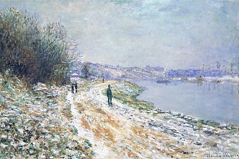 The Tow Path at Argenteuil, Winter