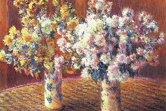 Two Vases with Chrysanthems