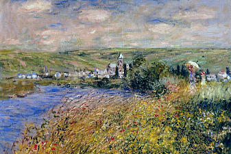 Vetheuil Seen from Ile Saint Martin