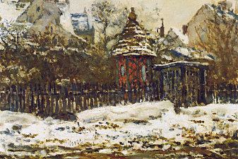 Vetheuil, The Church  in Winter