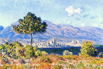 View of Antibes from the Plateau Notre-Dame